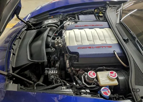 2017 Chevrolet Corvette Stingray 2Lt из США, поврежденный, VIN 1G1YD2D72G5113187